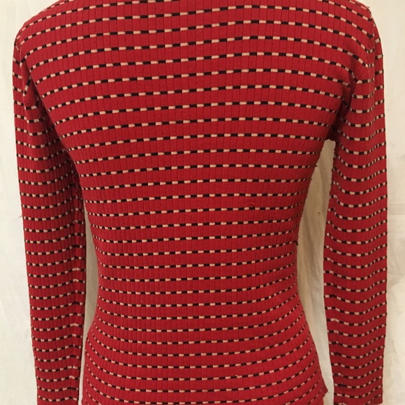 Sculpture Silk Boatneck Top Size M Silk Blend - Picture 5 of 6